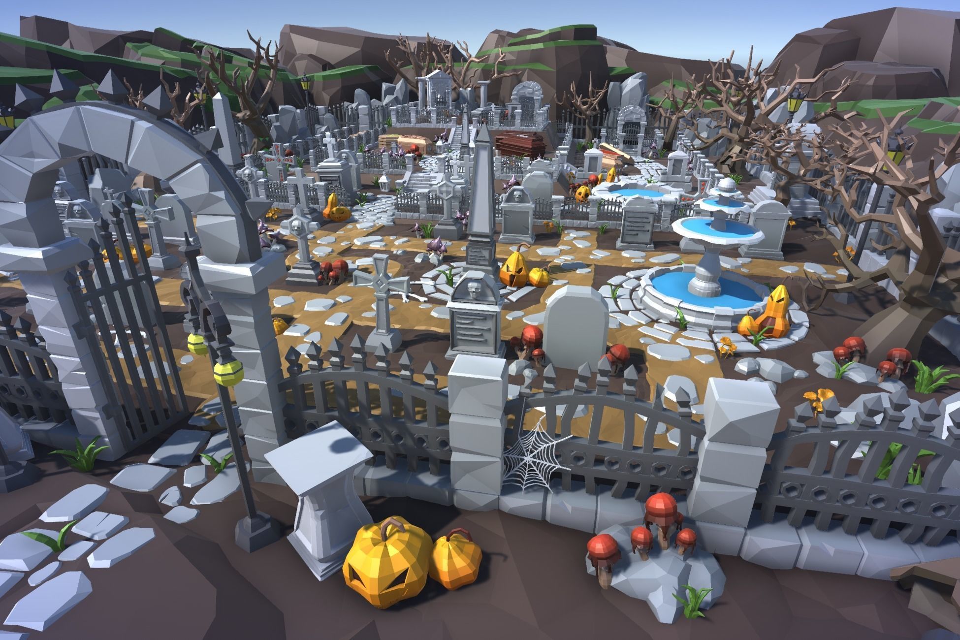 Ultimate Low Poly Nature Pack Low-poly 3D model_26