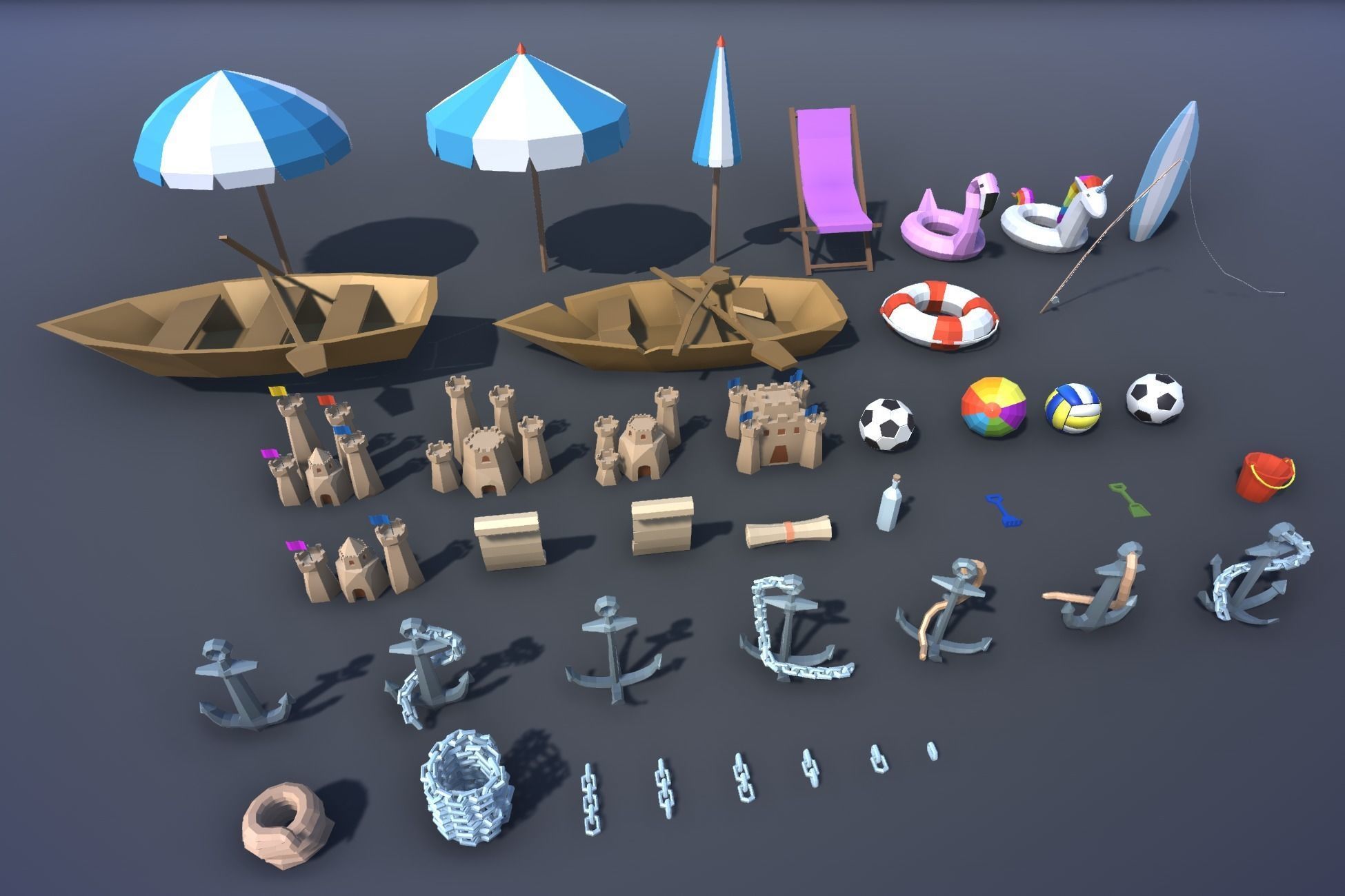 Ultimate Low Poly Nature Pack Low-poly 3D model_87
