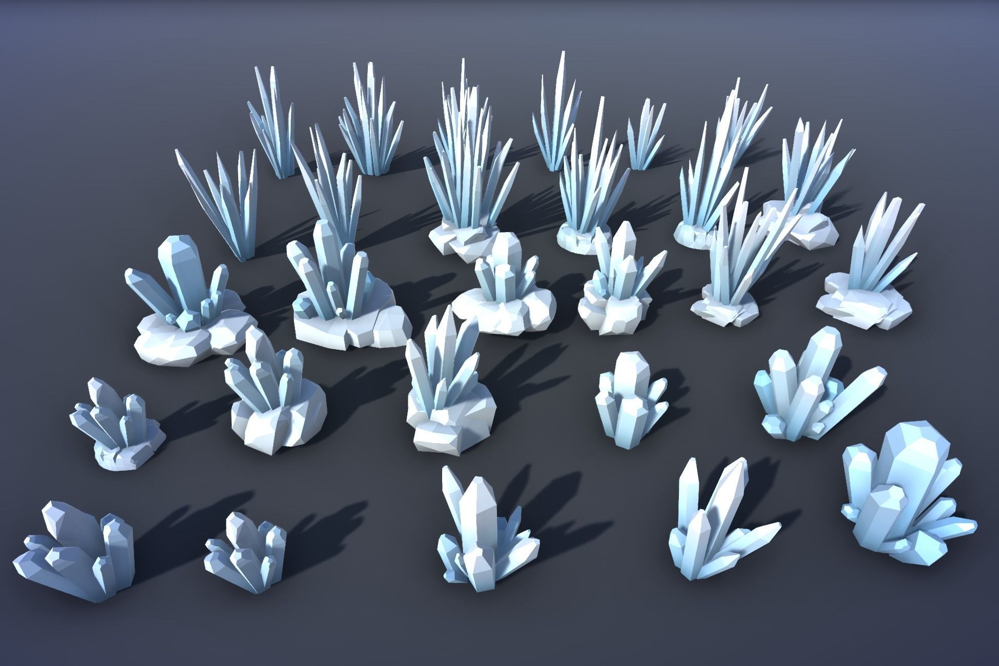 Ultimate Low Poly Nature Pack Low-poly 3D model_63
