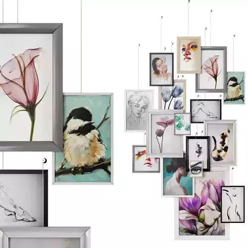 Pic set 09 Collection of drawings 3D model