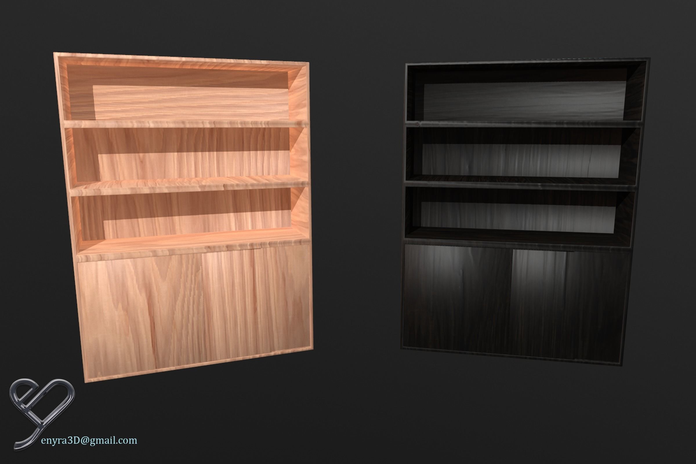 Office Pack -Modular- PBR Low-poly 3D model_16