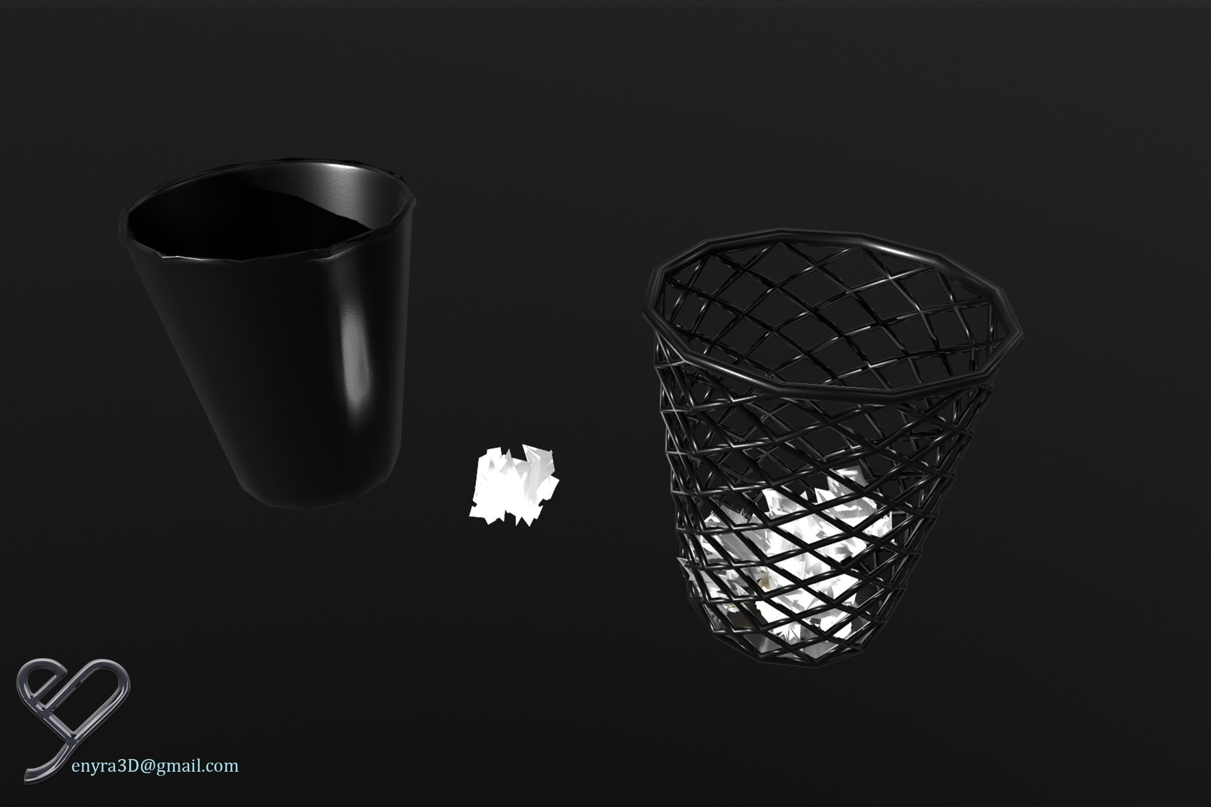 Office Pack -Modular- PBR Low-poly 3D model_21