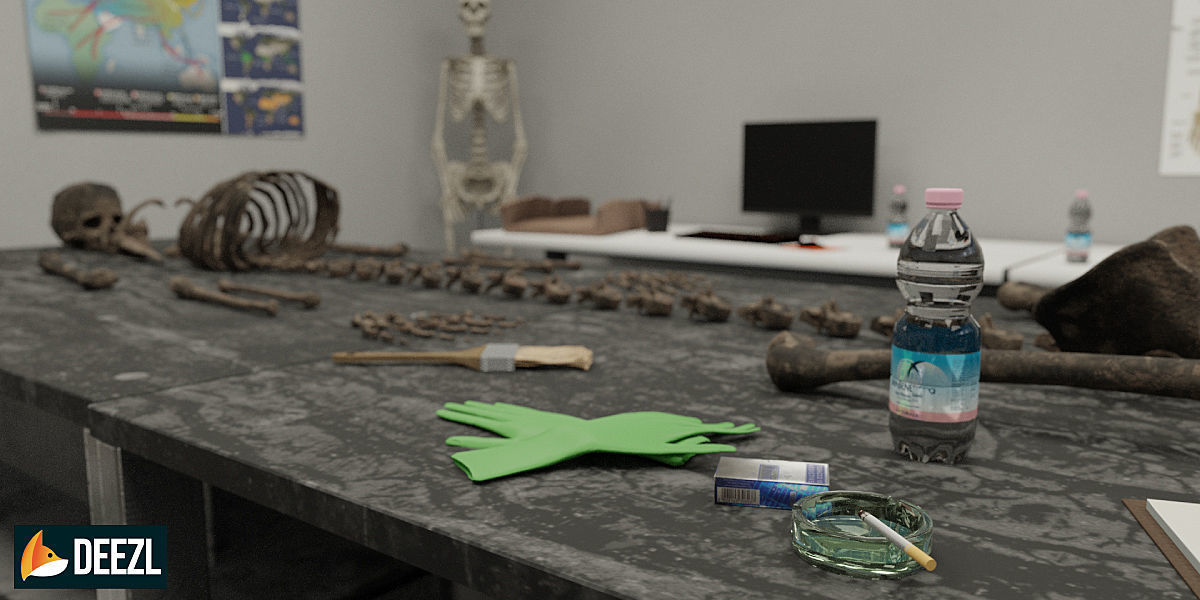 Anthropologist - Lab Pack Low-poly 3D model_19