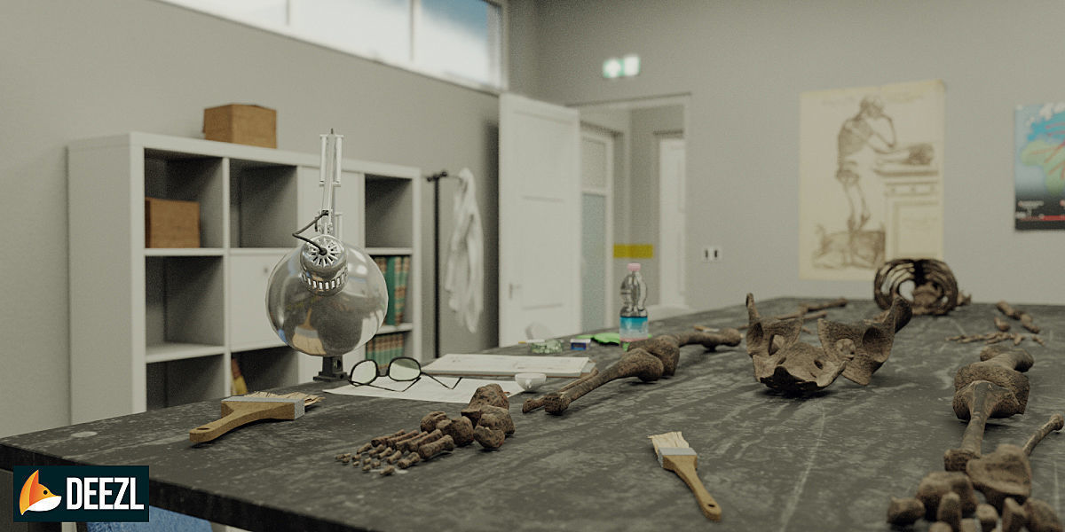 Anthropologist - Lab Pack Low-poly 3D model_3