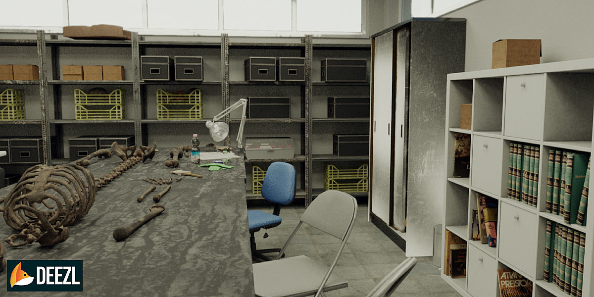 Anthropologist - Lab Pack Low-poly 3D model_6