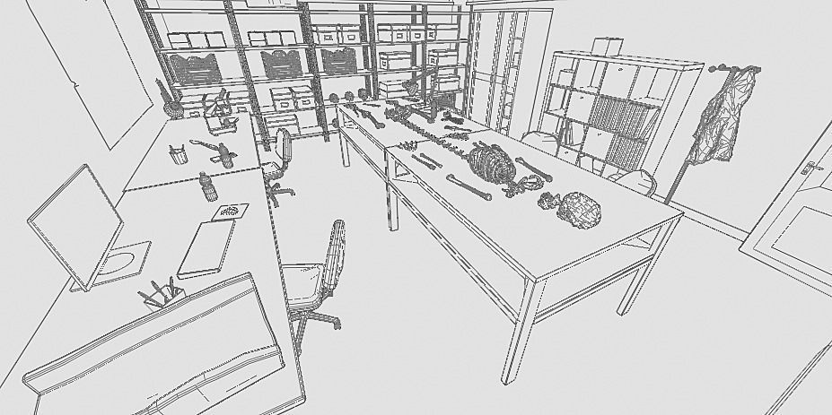 Anthropologist - Lab Pack Low-poly 3D model_25