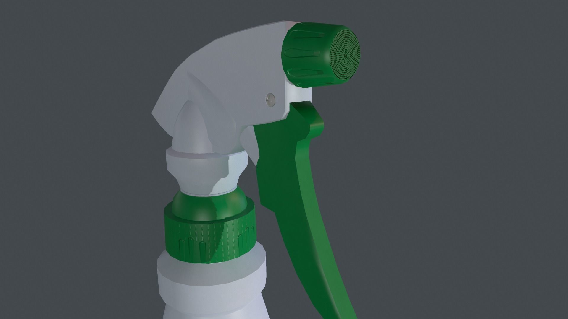 Spray bottle Low-poly 3D model_5