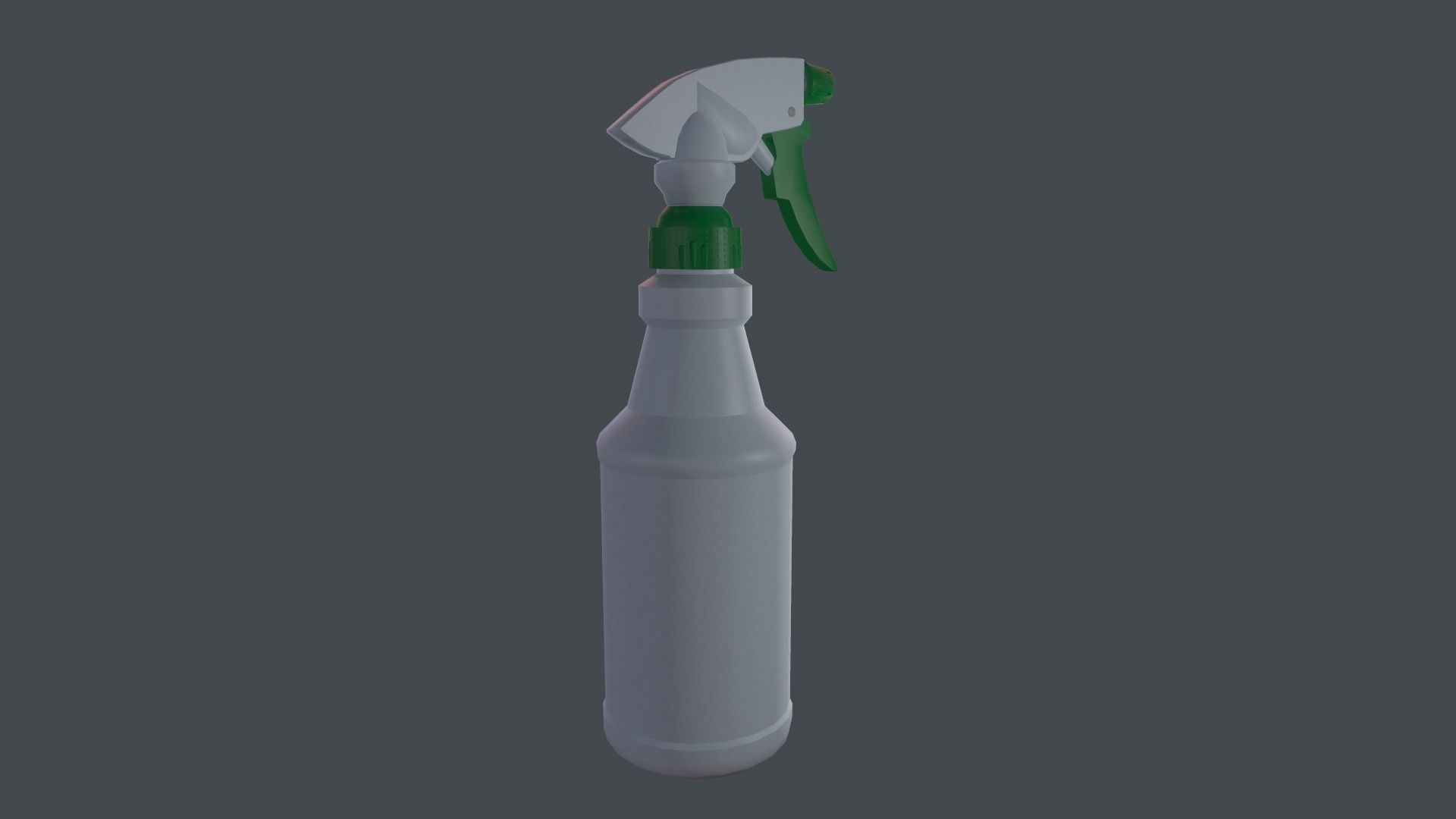 Spray bottle Low-poly 3D model_4