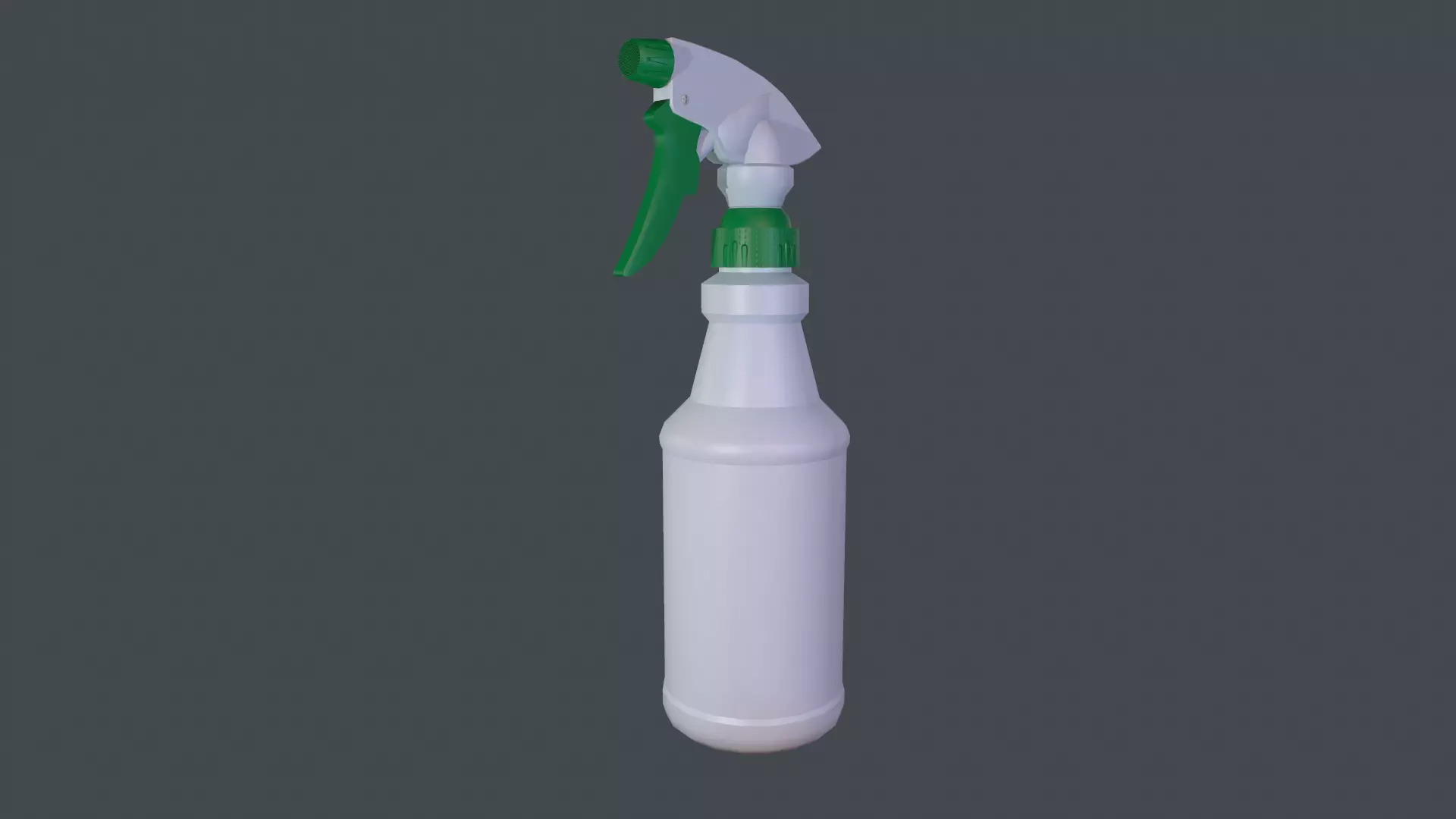 Spray bottle Low-poly 3D model_0