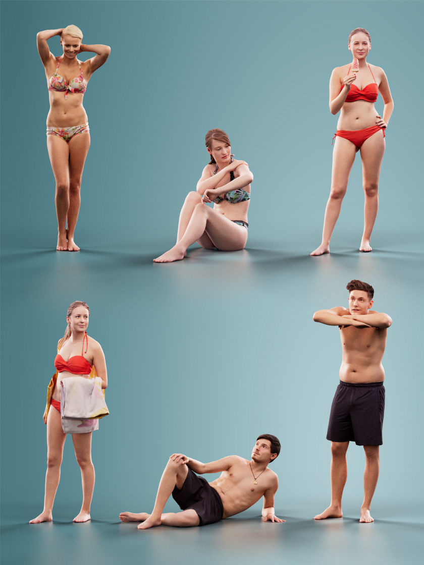 1020 - The Pool Bundle 3D Model Collection_8