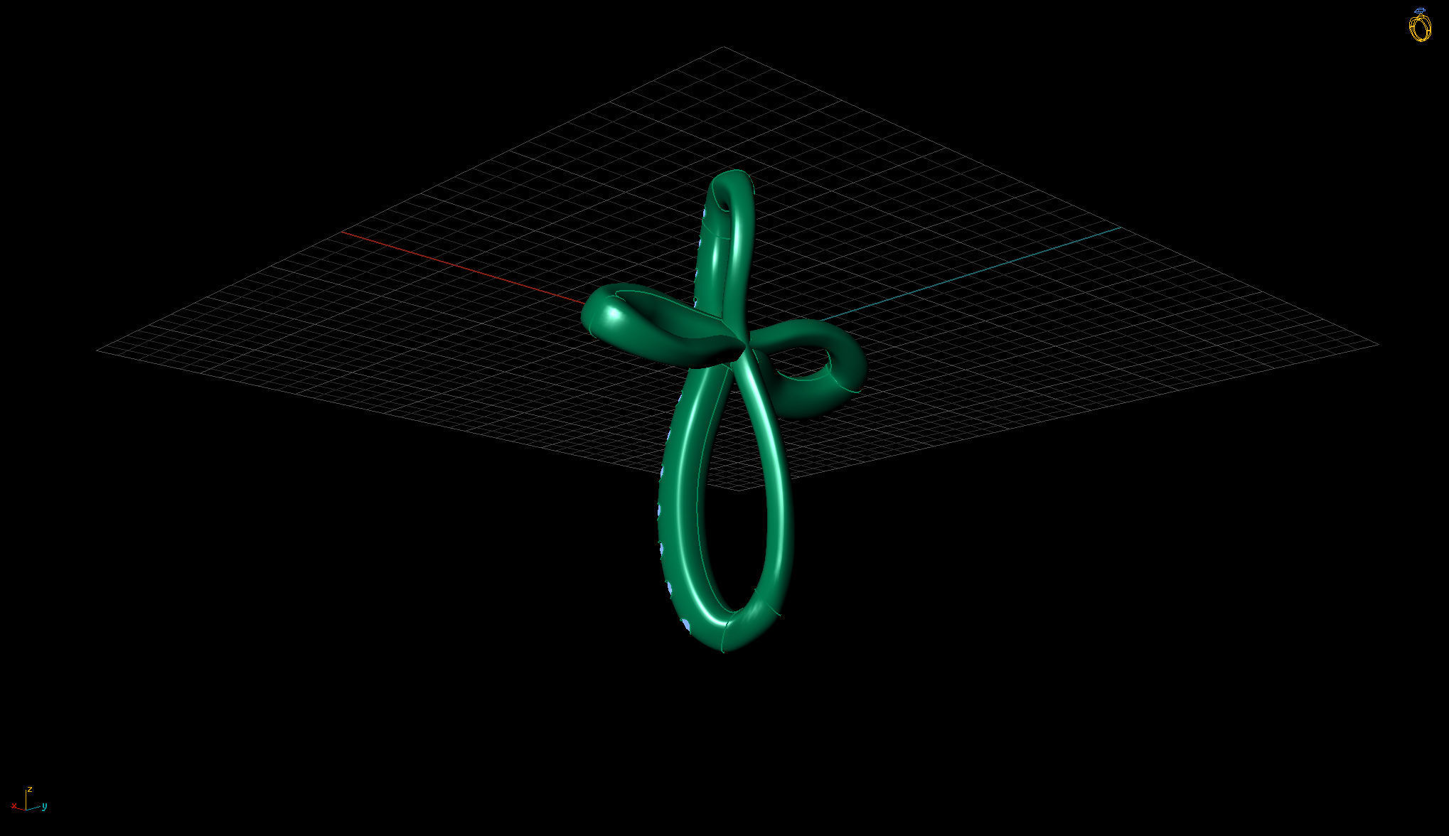 Cross Pendant 3D print model_15