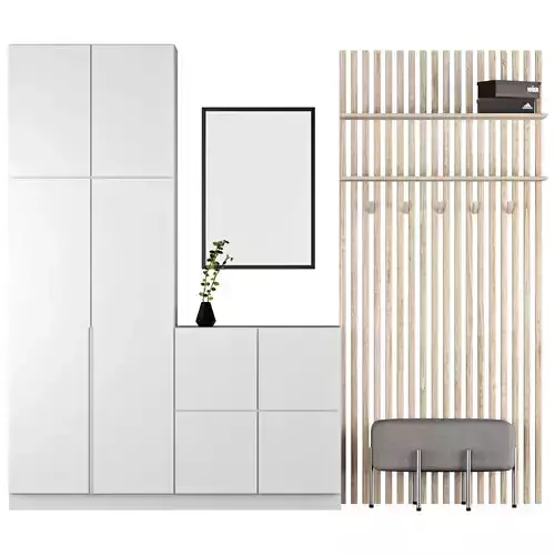 The composition in the hall 04 Hallway