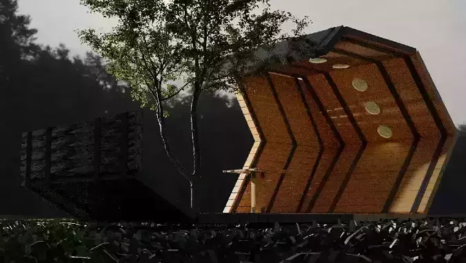 Arch Style Gargens 3D model