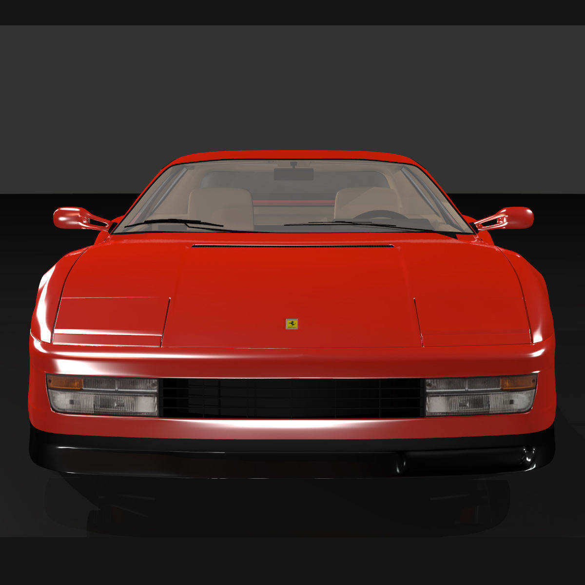 Ferrari Testarossa 3D model_10
