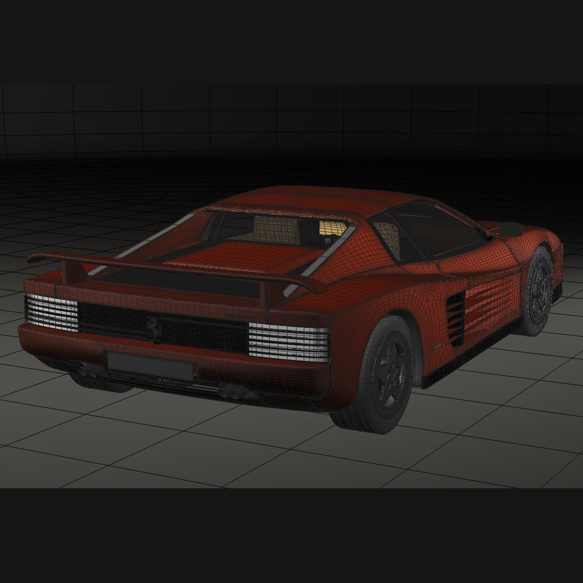 Ferrari Testarossa 3D model_5