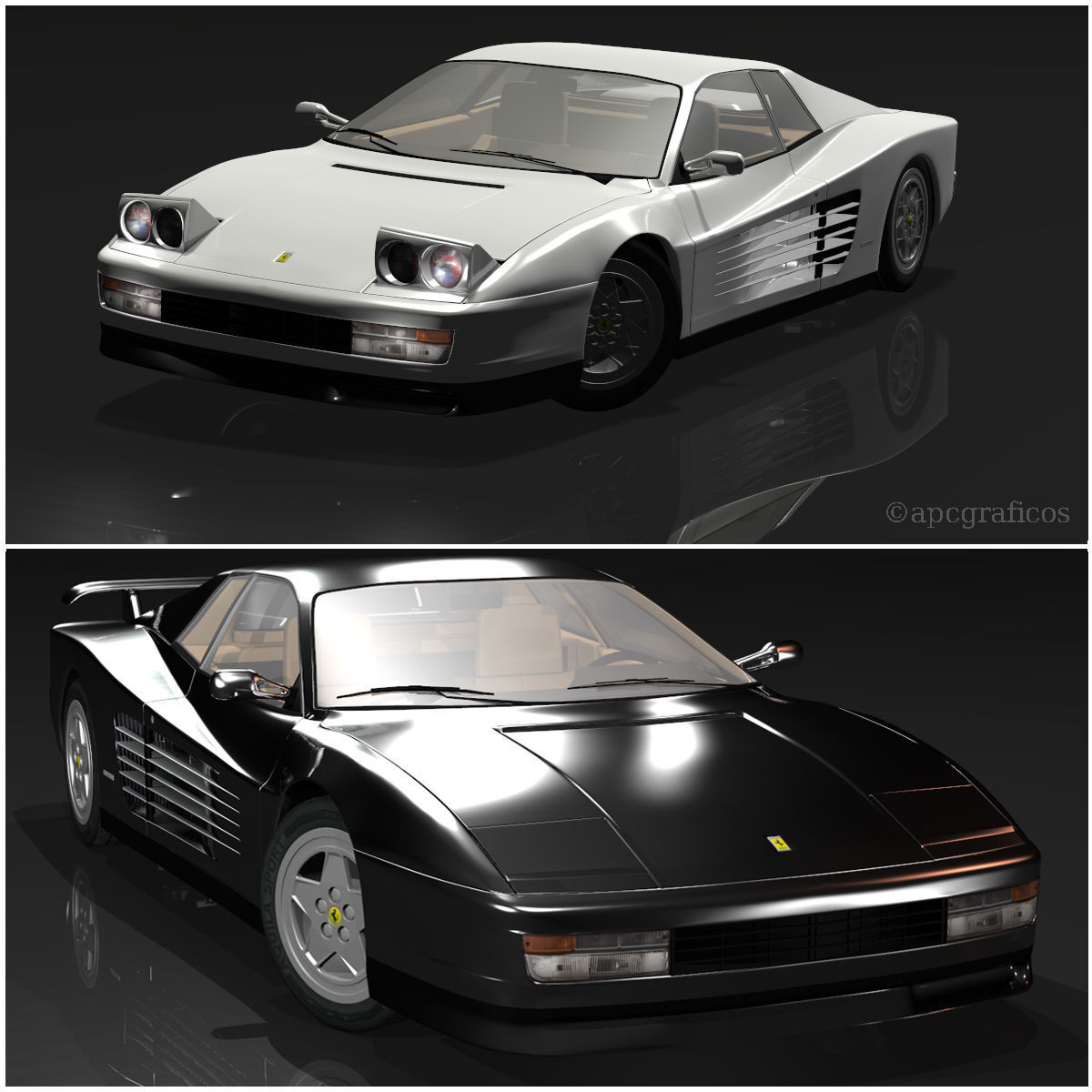 Ferrari Testarossa 3D model_17