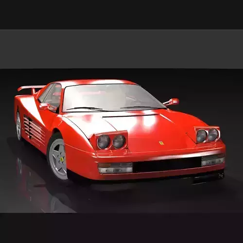 Ferrari Testarossa 3D model