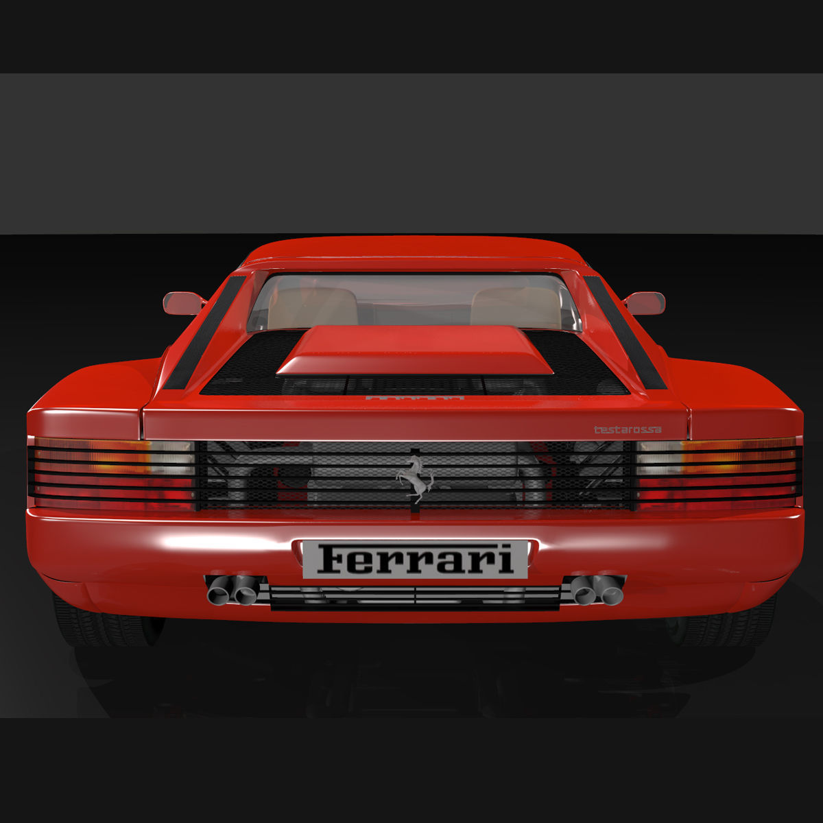 Ferrari Testarossa 3D model_11