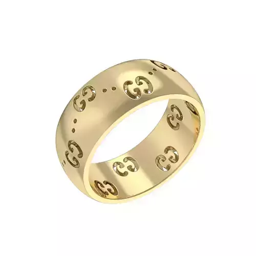 U026 Wide wedding band