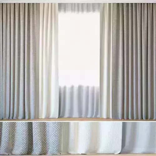 Curtains 102 Curtains with Tulle ROHI Opera