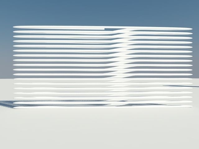 Wall Panel 3D model_3