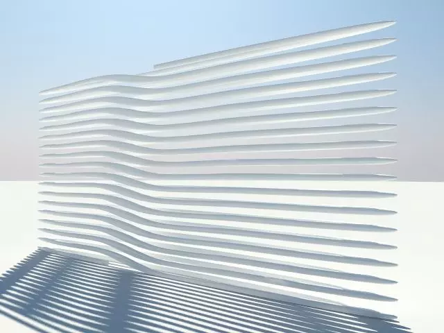 Wall Panel 3D model_0