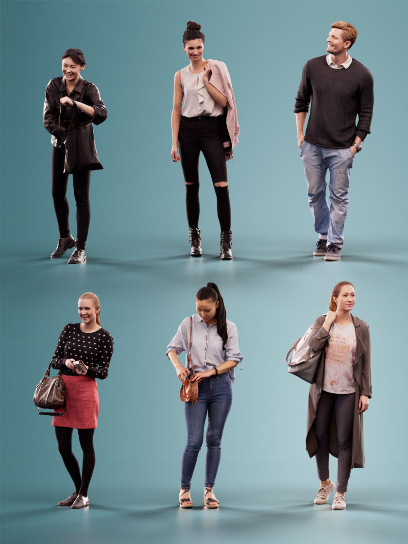 1011 - Shopping Bundle 02 3D Model Collection_10