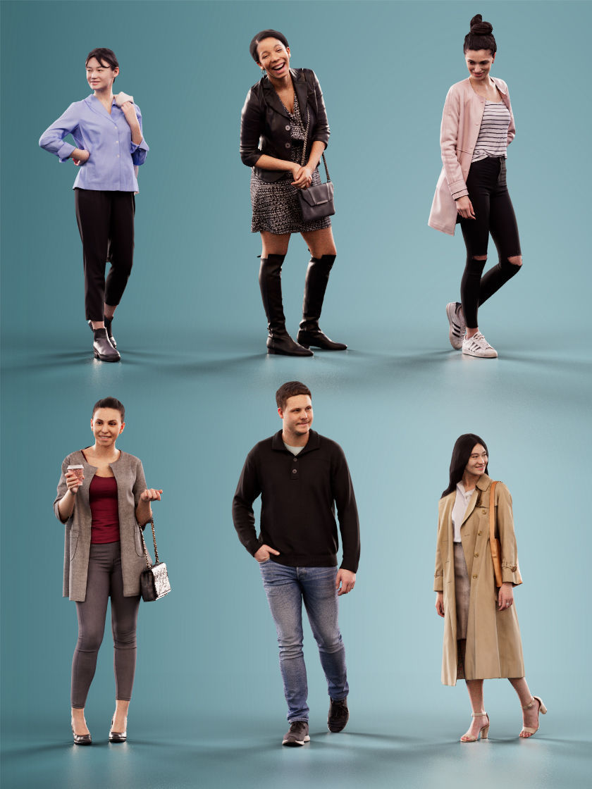 1011 - Shopping Bundle 02 3D Model Collection_9