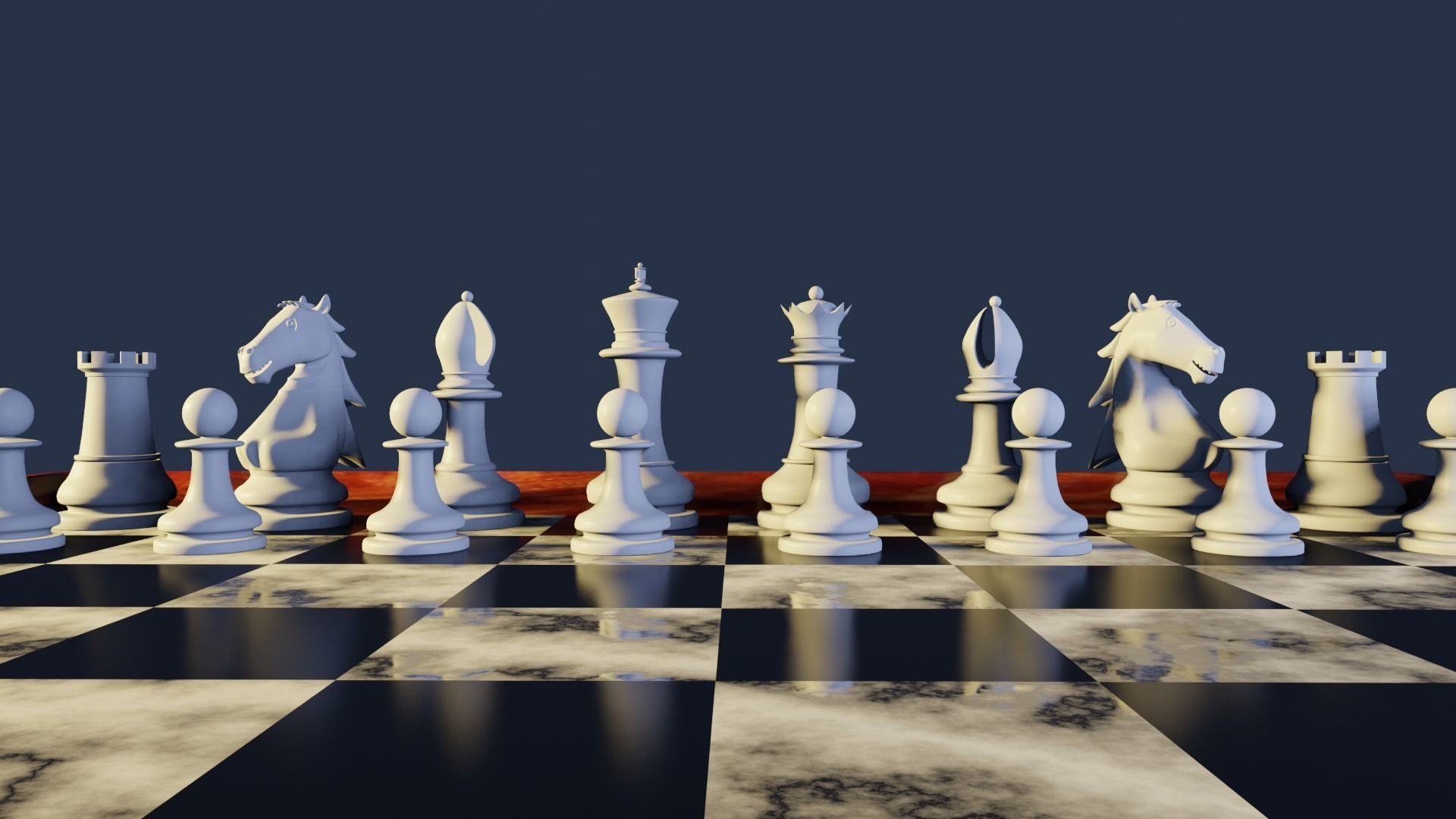 Chess set Free 3D model_3