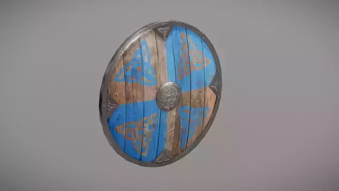 Shield with ornaments