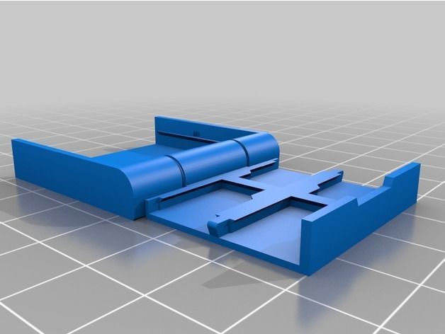 MicroSD Card Case Refined 3D model_2