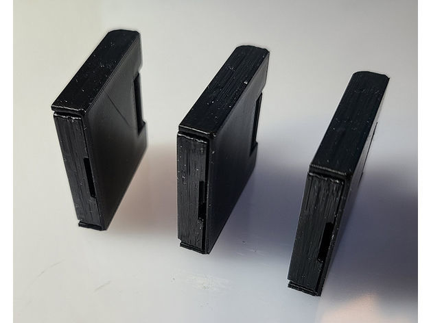 MicroSD Card Case Refined 3D model_1