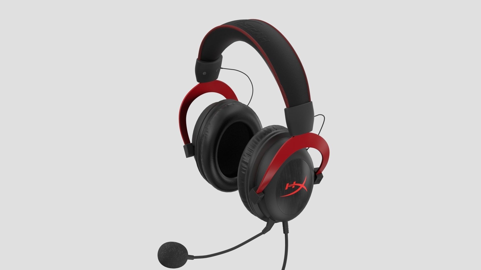 HyperX Cloud II - Gaming Headset Headphone 3D model_2