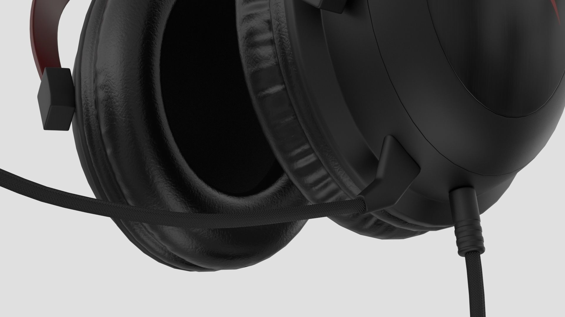 HyperX Cloud II - Gaming Headset Headphone 3D model_9