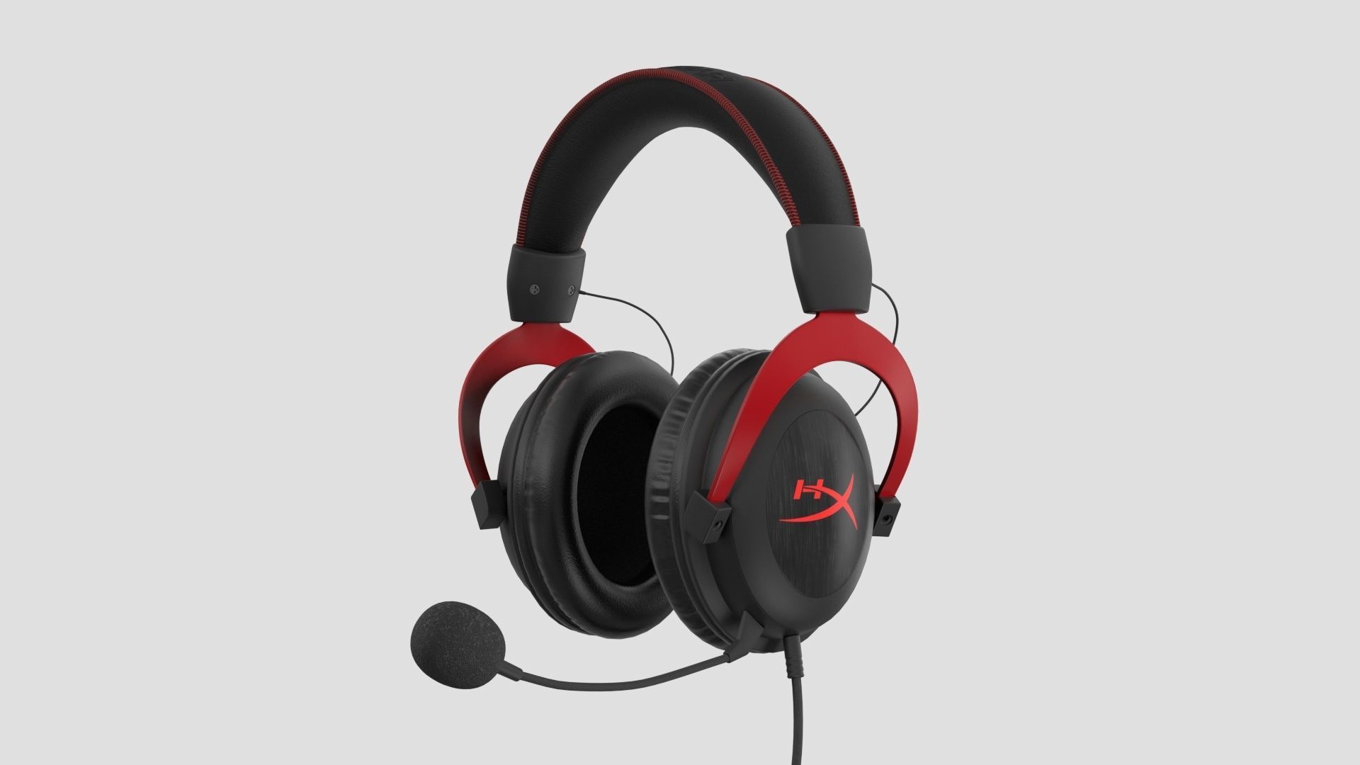 HyperX Cloud II - Gaming Headset Headphone 3D model_1