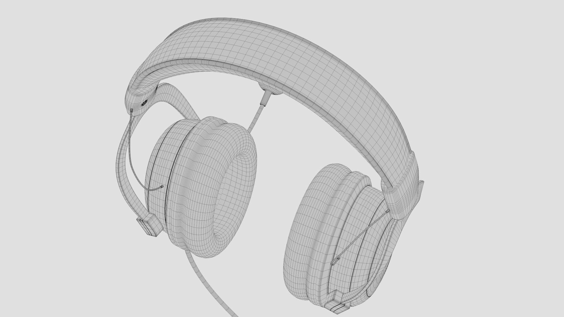 HyperX Cloud II - Gaming Headset Headphone 3D model_17