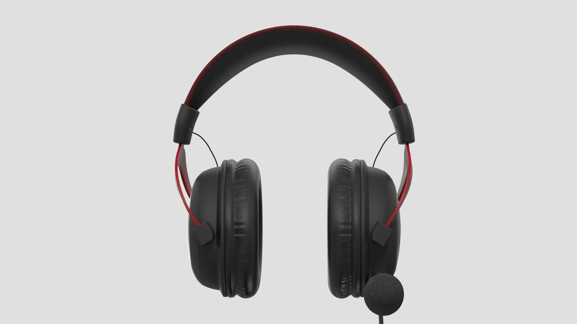 HyperX Cloud II - Gaming Headset Headphone 3D model_6