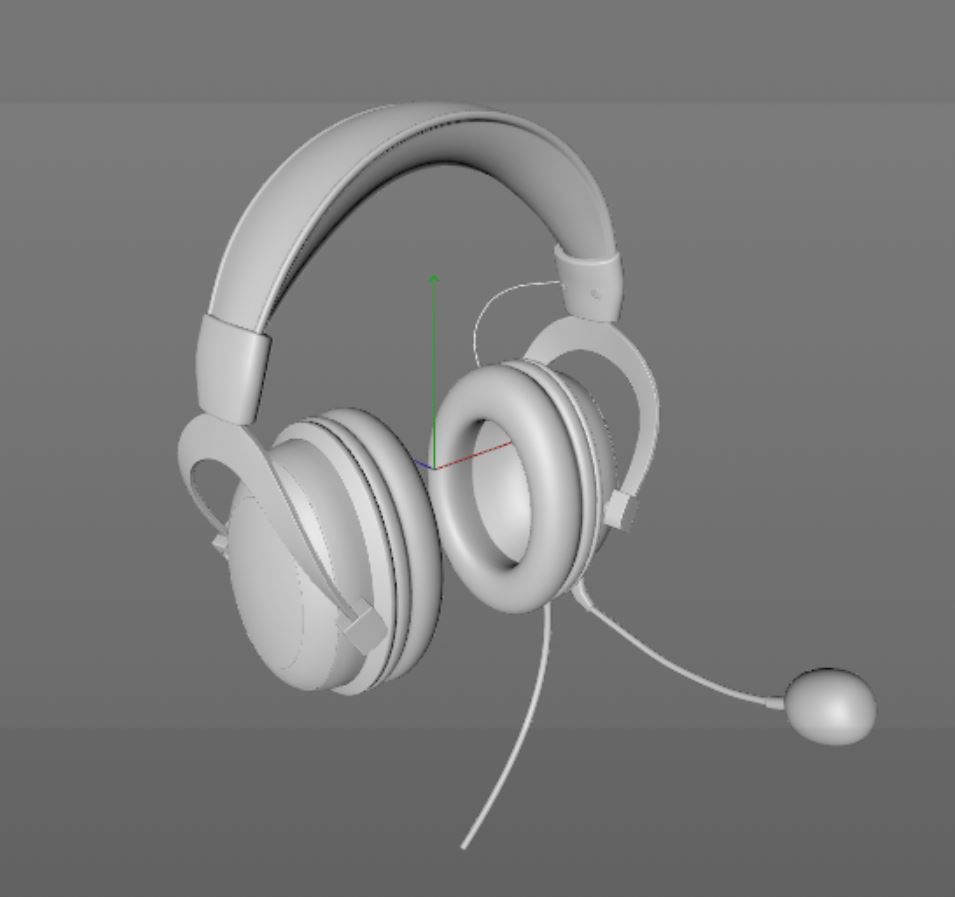 HyperX Cloud II - Gaming Headset Headphone 3D model_13