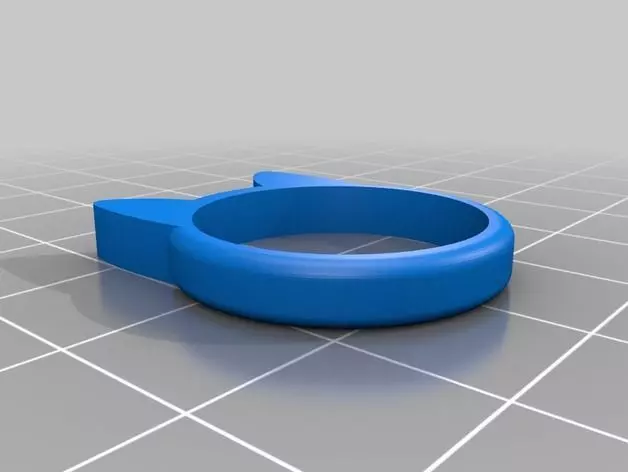 cat ring flowalistik 3D model_0