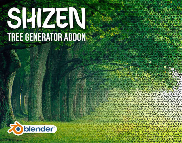 Shizen - Tree Generator 3D model
