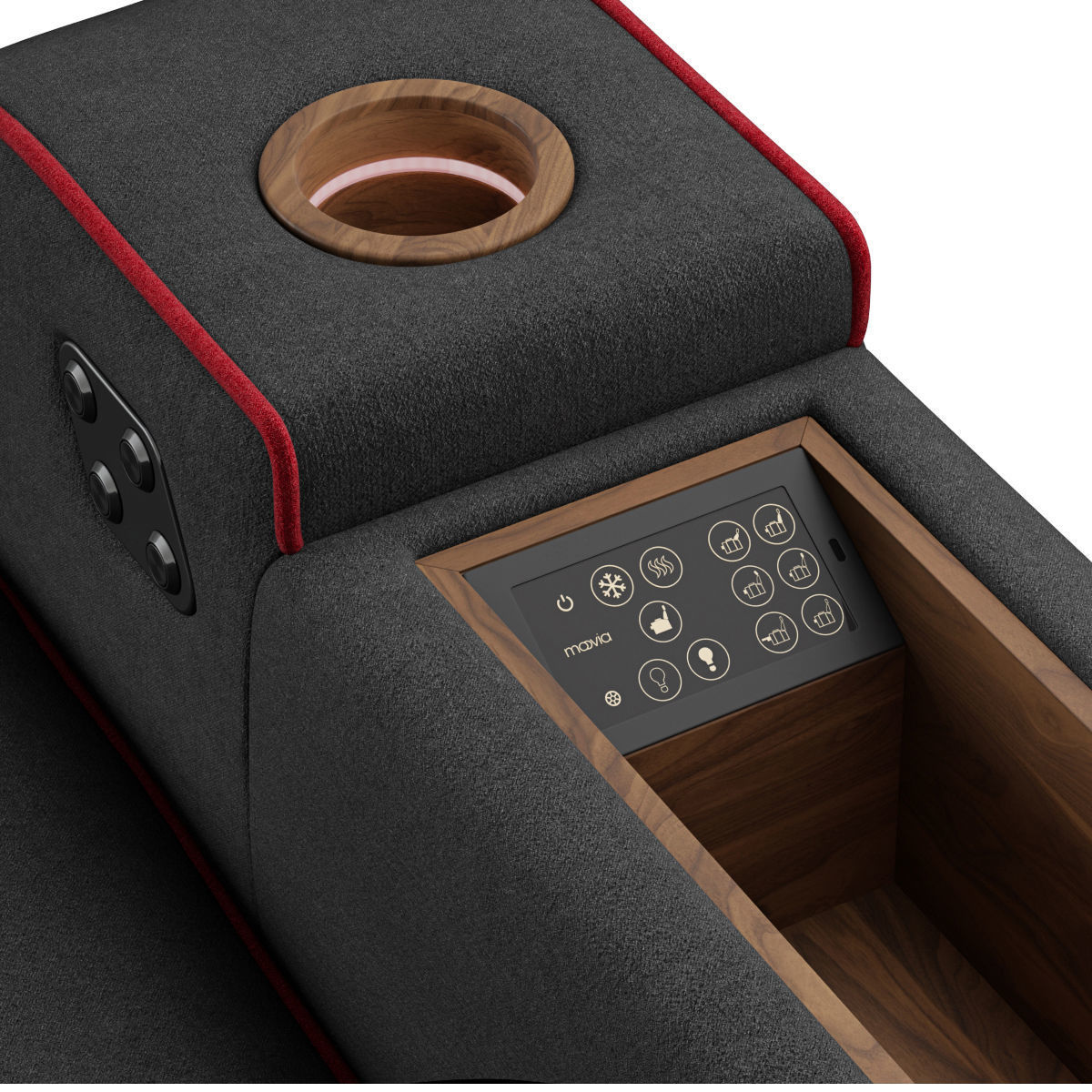 Moovia Dallas venice row 3 seats 3D model_5