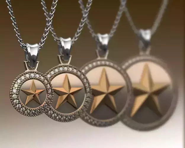 Star Medallion Pendant