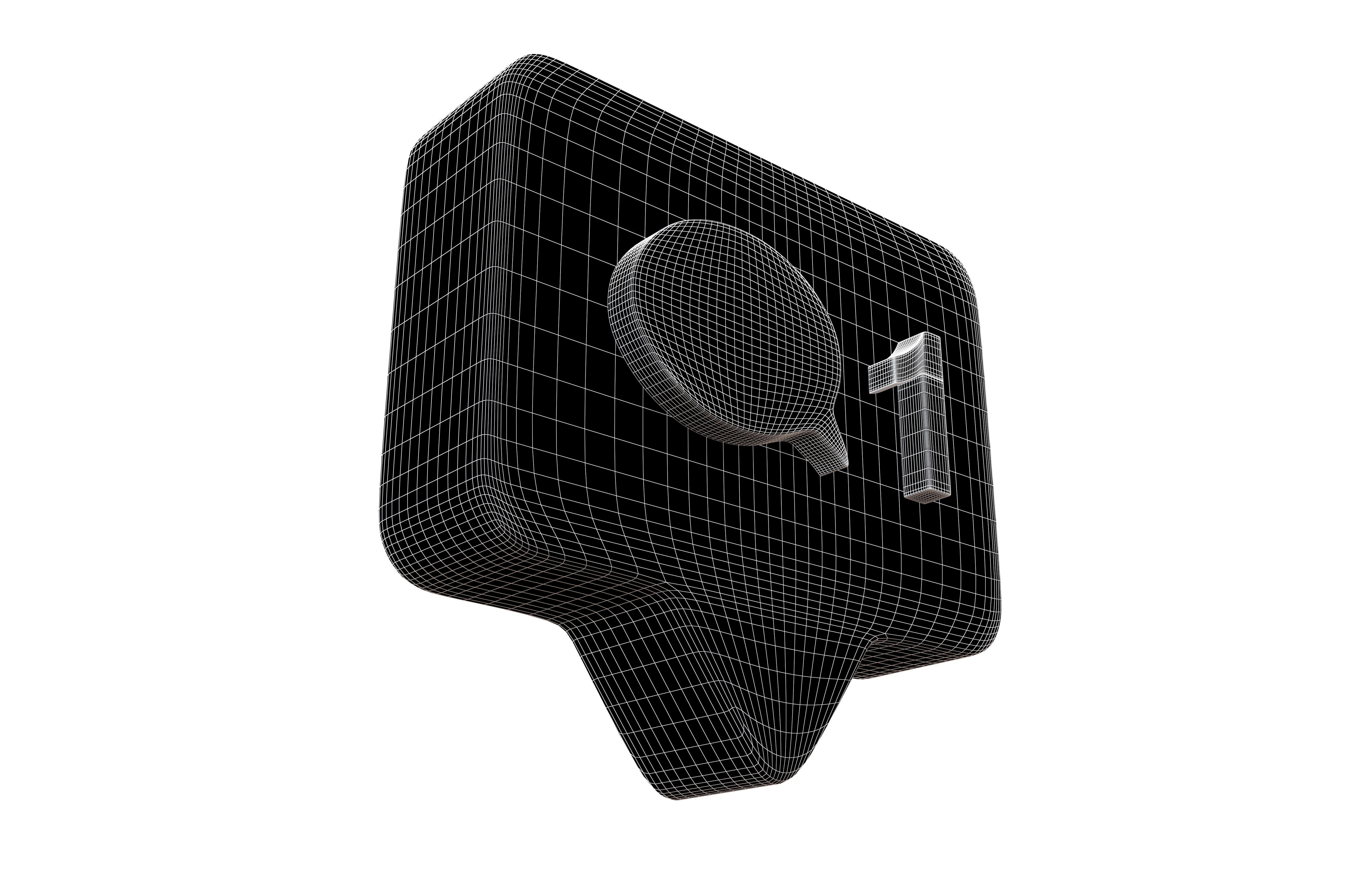 Socail Media Comment v1 001 Low-poly 3D model_10