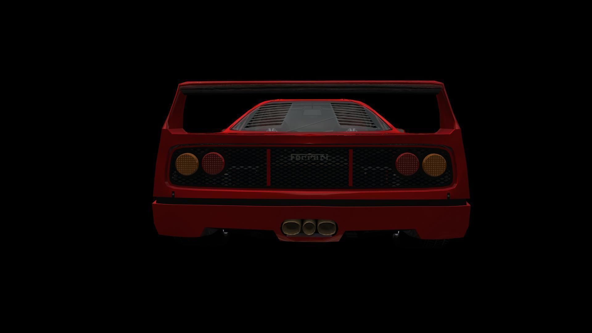 Ferrari F40 3D model_3