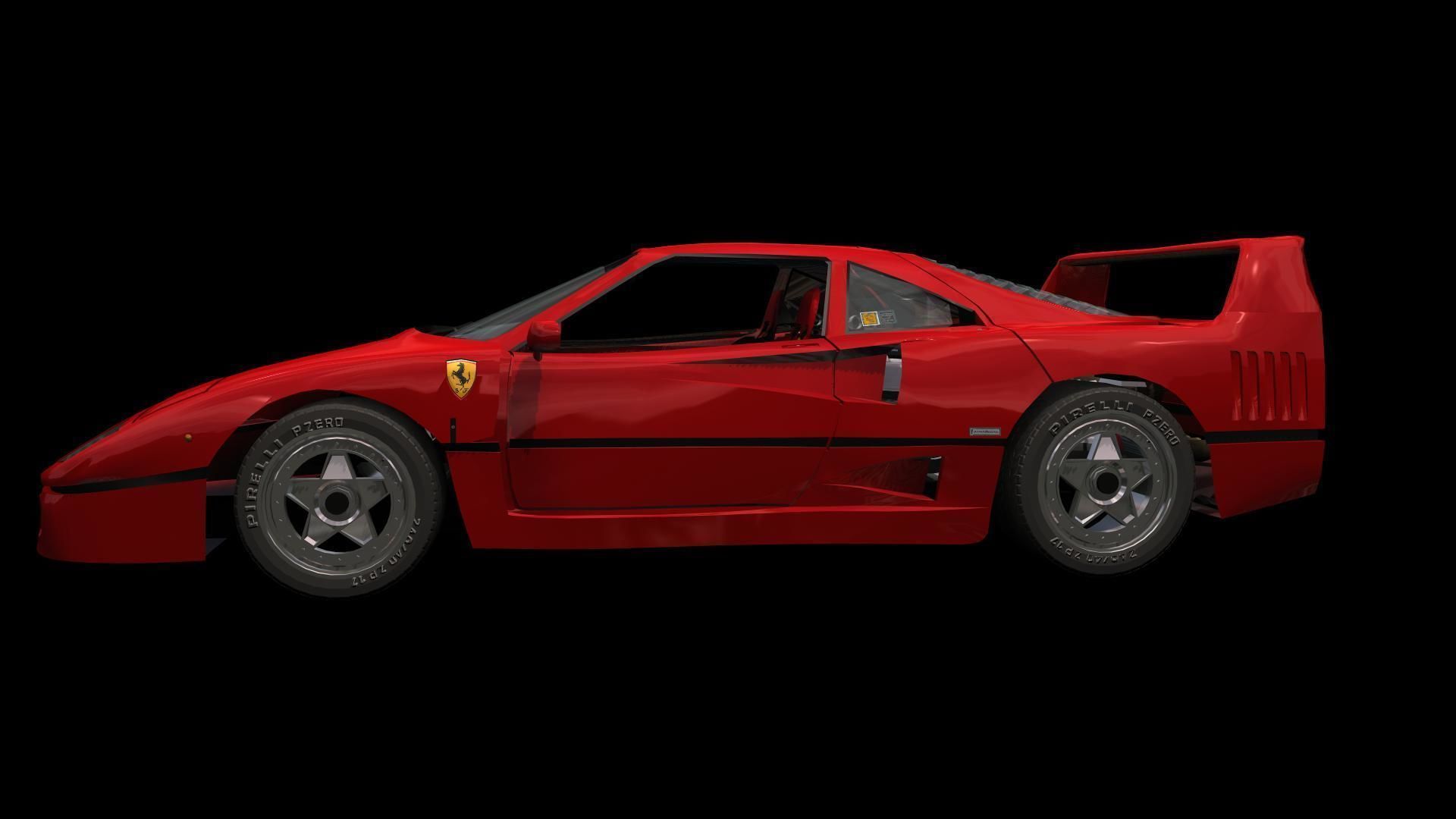 Ferrari F40 3D model_1