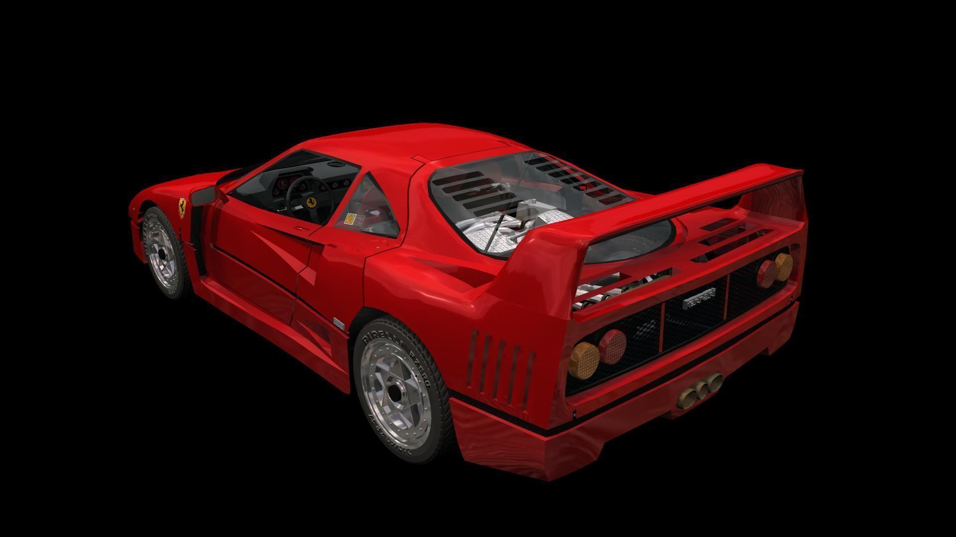 Ferrari F40 3D model_2