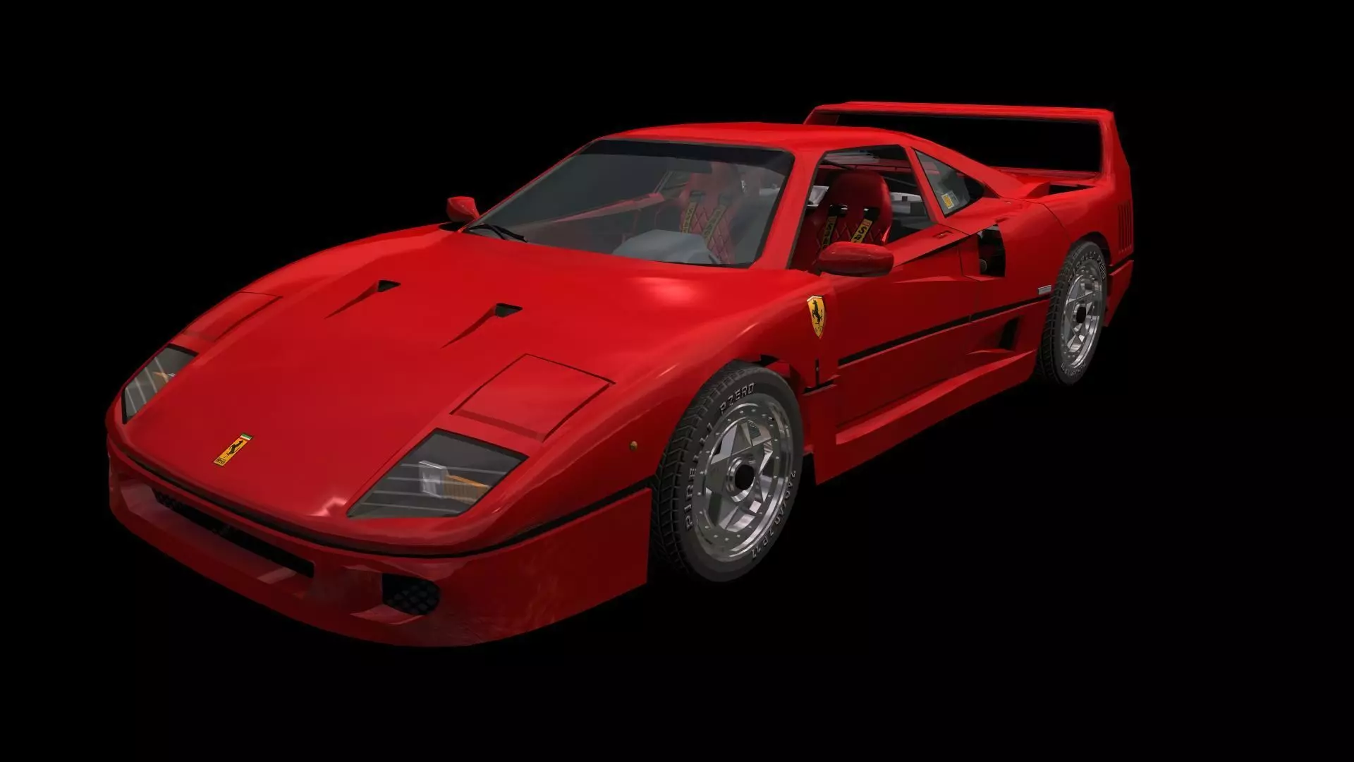 Ferrari F40 3D model_0
