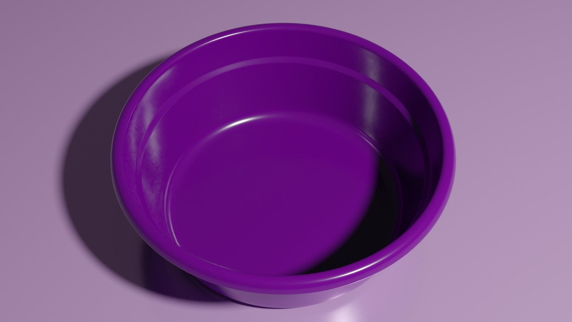 Plastic Wash Basin 3D model 3D print model_1
