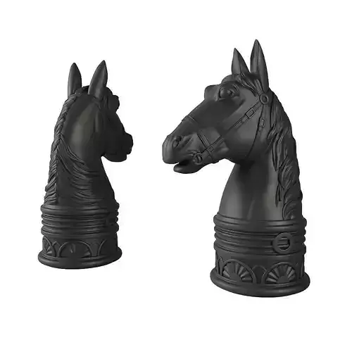 L Objet Horse Bookend DAC1053 3D model