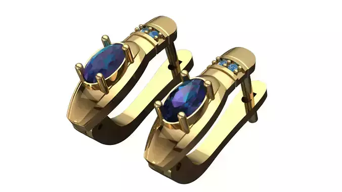 Earrings with diamonds und2281